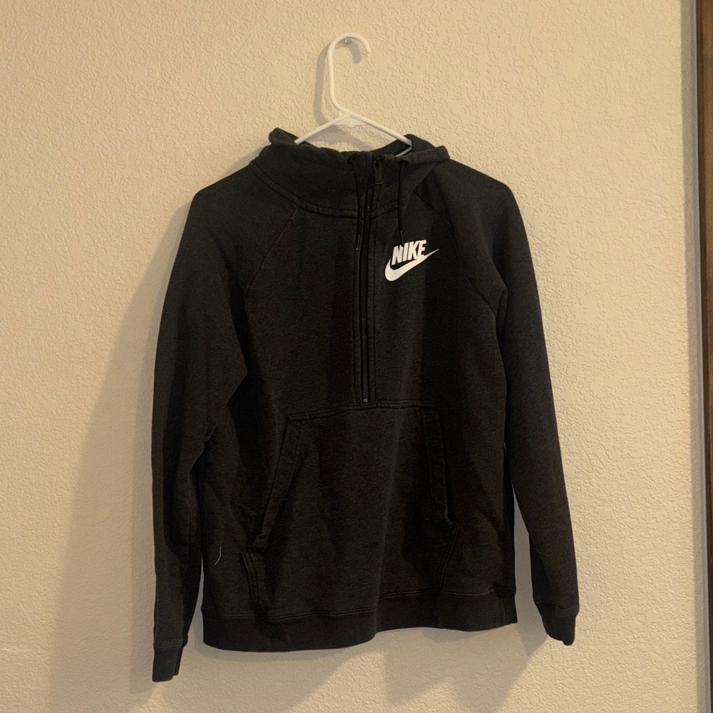 Nike Women’s Gray Quarter Zip Hoodie